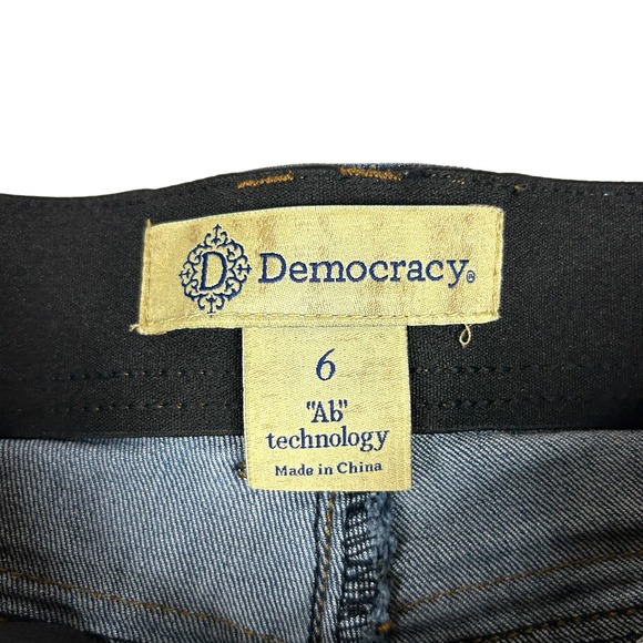 Democracy Womens Size 6 Ab Technology Mid Rise Ankle Skinny Jeans Stretch Denim - Picture 8 of 12